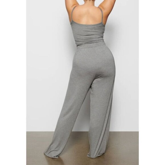 SKIMS Wide Leg Sleep Pant Heather Grey  4XL - Picture 3 of 3